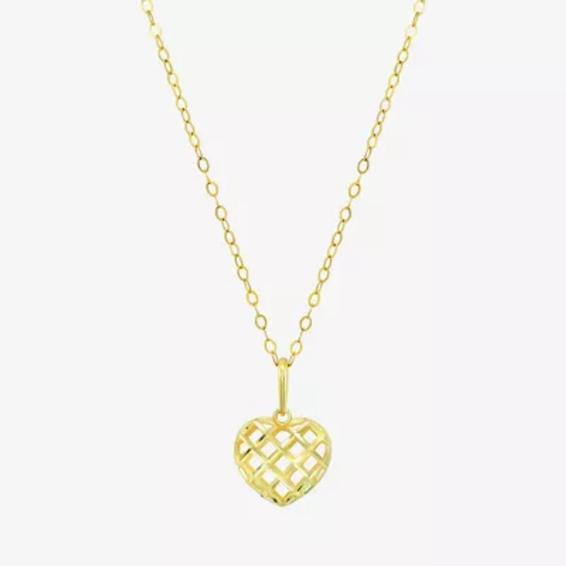 Womens 14K Gold Heart 2-pc. Jewelry Set
