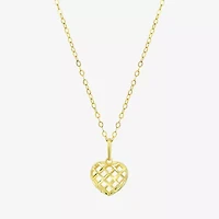 Womens 14K Gold Heart 2-pc. Jewelry Set