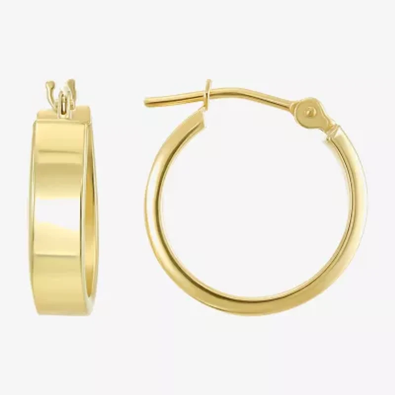 Womens 10K Gold 3 Pair Earring Set