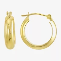 Womens 10K Gold 3 Pair Earring Set