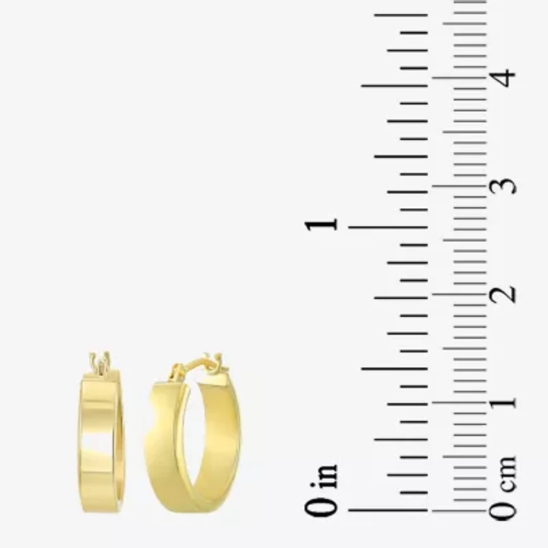 Womens 10K Gold 3 Pair Earring Set