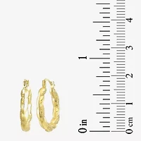 Womens 10K Gold 3 Pair Earring Set