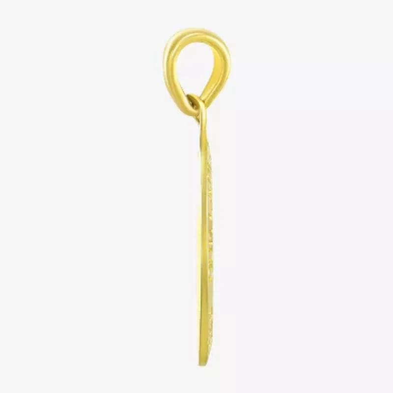 Our Lady Of Guadalupe Unisex Adult 14K Gold Oval Pendant