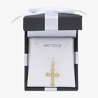 Cross Unisex Adult 10K Two Tone Gold Cross Pendant