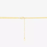 Limited Quantities! Womens 14K Gold 18 Inch Herringbone Chain Necklace