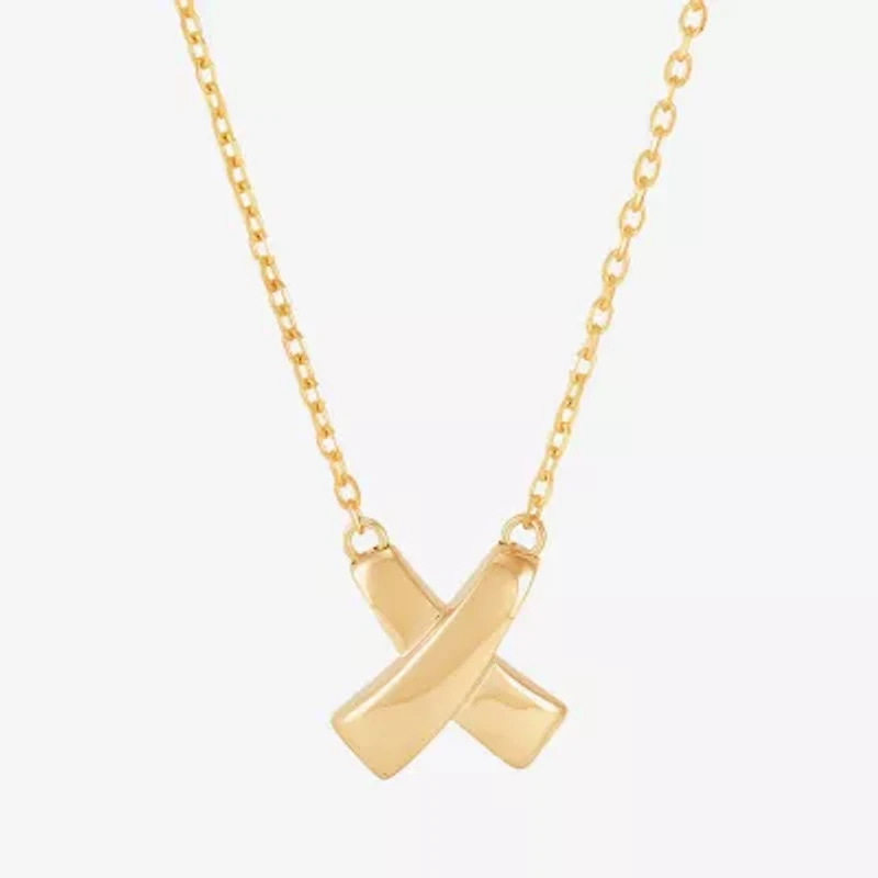 Limited Quantities! Womens 14K Gold 18 Inch Pendant Necklace