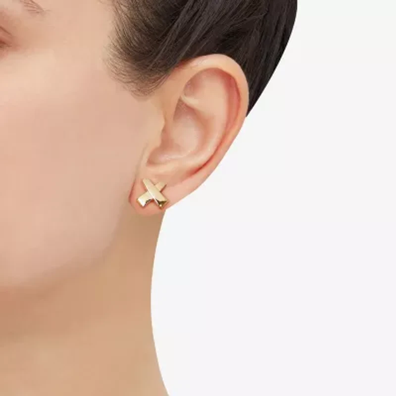 Limited Quantities! 14K Gold 12.2mm Stud Earrings