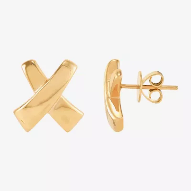 Limited Quantities! 14K Gold 12.2mm Stud Earrings