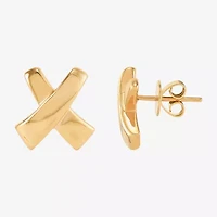 Limited Quantities! 14K Gold 12.2mm Stud Earrings