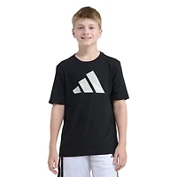adidas Big Kid Boys Crew Neck Short Sleeve Regular Fit Graphic T-Shirt
