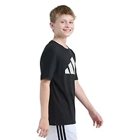 adidas Big Kid Boys Crew Neck Short Sleeve Regular Fit Graphic T-Shirt