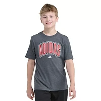 adidas Big Kid Boys Crew Neck Short Sleeve Regular Fit Graphic T-Shirt