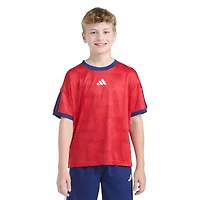 adidas Big Kid Boys Crew Neck Short Sleeve Loose Fit Graphic T-Shirt