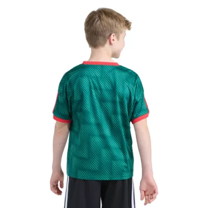 adidas Big Kid Boys Crew Neck Short Sleeve Loose Fit Graphic T-Shirt