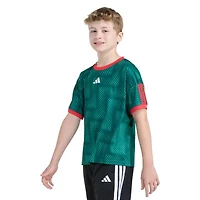 adidas Big Kid Boys Crew Neck Short Sleeve Loose Fit Graphic T-Shirt