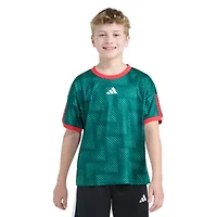 adidas Big Kid Boys Crew Neck Short Sleeve Loose Fit Graphic T-Shirt