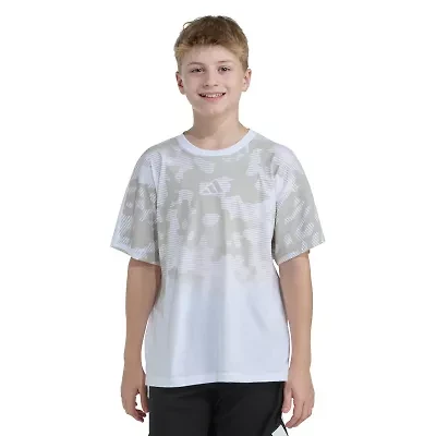 adidas Big Kid Boys Crew Neck Short Sleeve Loose Fit Graphic T-Shirt