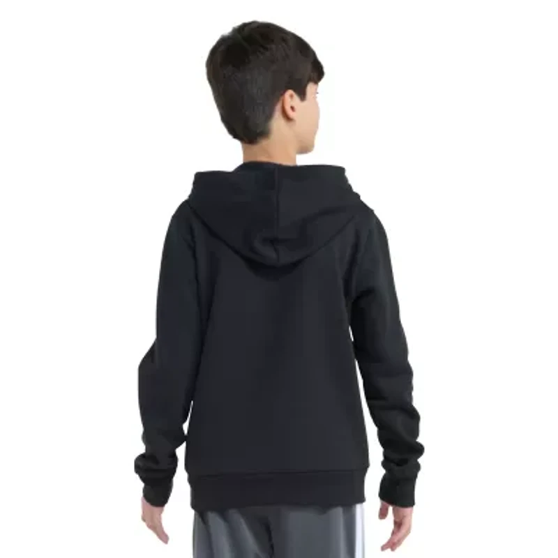 adidas Big Kid Boys Long Sleeve Fleece Active Hoodie