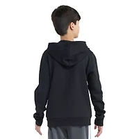 adidas Big Kid Boys Long Sleeve Fleece Active Hoodie