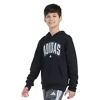 adidas Big Kid Boys Long Sleeve Fleece Active Hoodie
