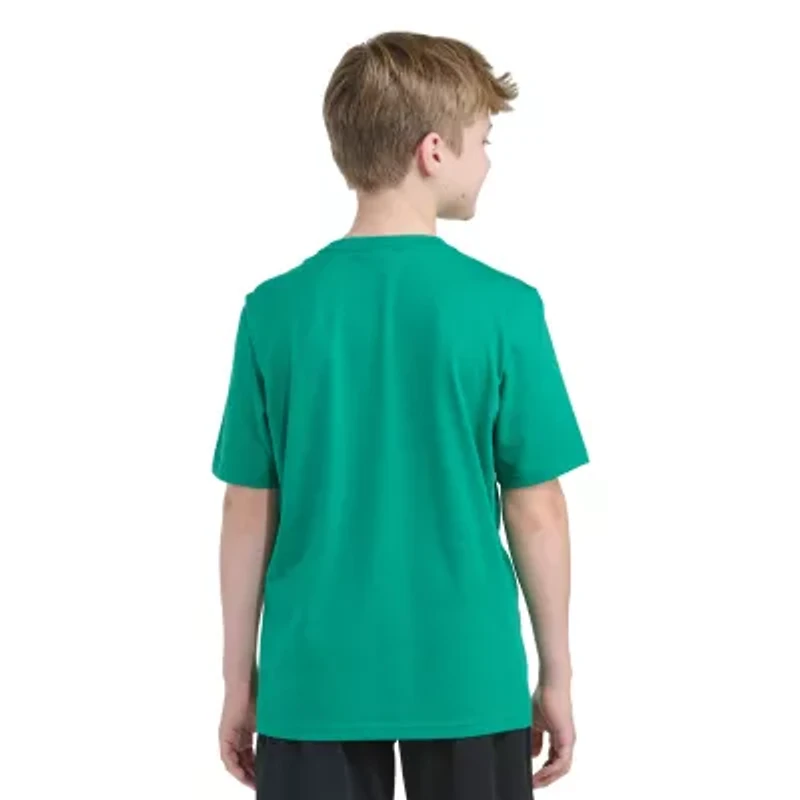 adidas Big Kid Boys Crew Neck Short Sleeve Regular Fit Graphic T-Shirt