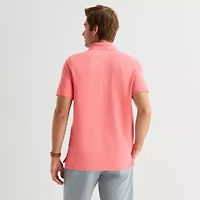 St. John's Bay Premium Stretch Mens Classic Fit Short Sleeve Polo Shirt