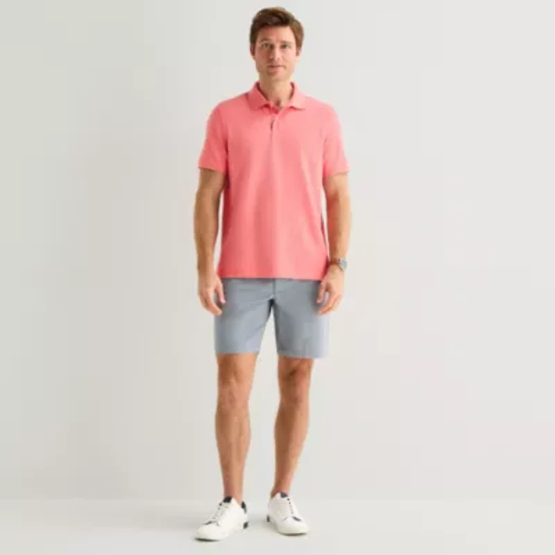 St. John's Bay Premium Stretch Mens Classic Fit Short Sleeve Polo Shirt