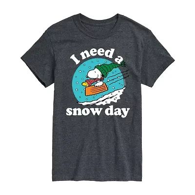 Mens Snoopy Graphic T-Shirt
