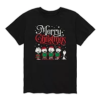 Mens Crew Neck Short Sleeve Regular Fit Peanuts Big and Tall Graphic T-Shirt