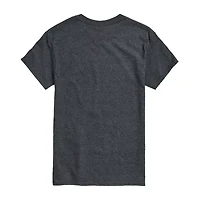 Mens Crew Neck Short Sleeve Regular Fit Grinch Big and Tall Graphic T-Shirt