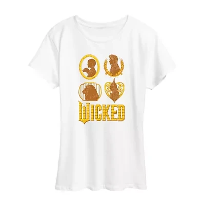 Wicked Oz Group Womens Crew Neck Short Sleeve Graphic T-Shirt