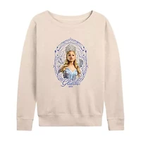 Glinda Frame Womens Boat Neck Long Sleeve Wicked Graphic T-Shirt