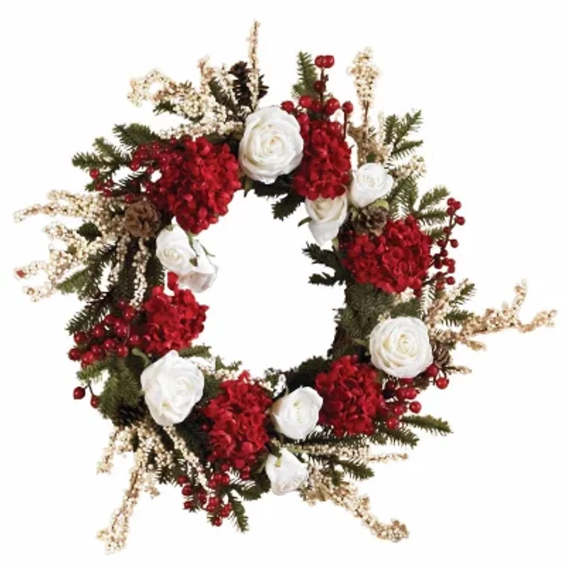 Nearly Natural 24in Wreath