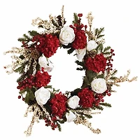 Nearly Natural 24in Wreath