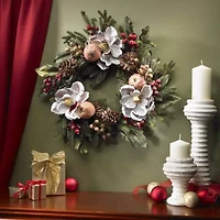 Nearly Natural 24in Wreath