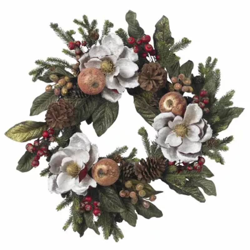 Nearly Natural 24in Wreath