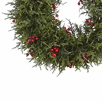 Nearly Natural 20in Wreath