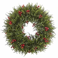 Nearly Natural 20in Wreath