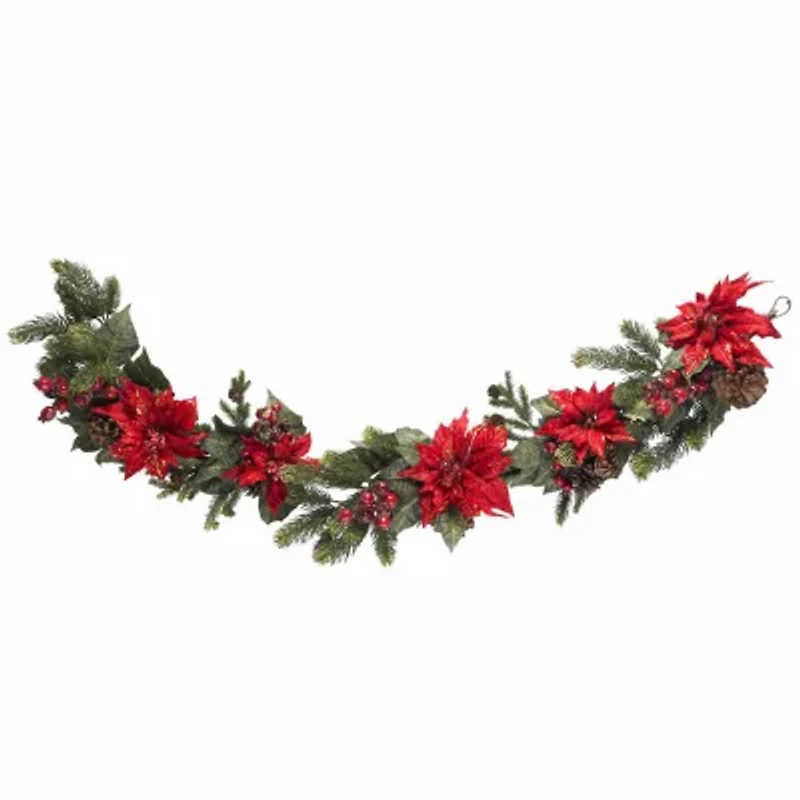 Nearly Natural 22in Indoor Christmas Garland