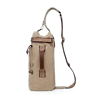 TSD Brand Hill Side Canvas Sling Bag Unisex Adult Adjustable Straps Padded Backpack