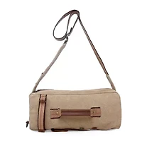 TSD Brand Hill Side Canvas Sling Bag Unisex Adult Adjustable Straps Padded Backpack