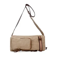 TSD Brand Hill Side Canvas Sling Bag Unisex Adult Adjustable Straps Padded Backpack