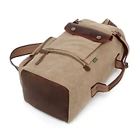 TSD Brand Hill Side Canvas Sling Bag Unisex Adult Adjustable Straps Padded Backpack
