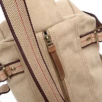 TSD Brand Hill Side Canvas Sling Bag Unisex Adult Adjustable Straps Padded Backpack