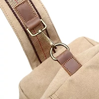 TSD Brand Hill Side Canvas Sling Bag Unisex Adult Adjustable Straps Padded Backpack