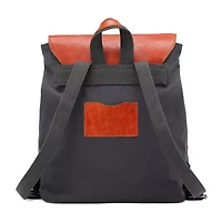 TSD Brand Valley Trail Coated Canvas Unisex Adult Adjustable Straps Padded Straps Backpack