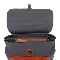 TSD Brand Valley Trail Coated Canvas Unisex Adult Adjustable Straps Padded Straps Backpack