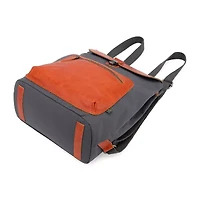 TSD Brand Valley Trail Coated Canvas Unisex Adult Adjustable Straps Padded Straps Backpack