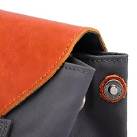 TSD Brand Valley Trail Coated Canvas Unisex Adult Adjustable Straps Padded Straps Backpack