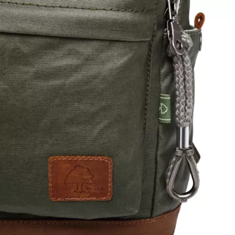 TSD Brand Urban Light Coated Canvas Laptop Backpack